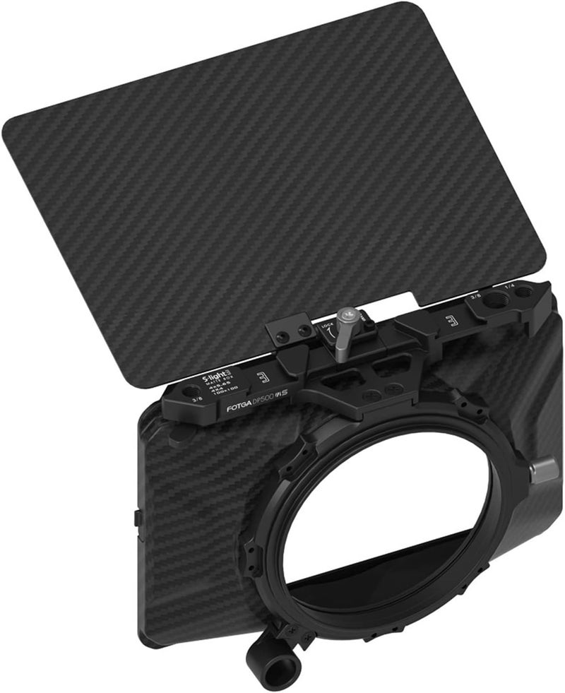 FOEASY Foto4easy 4x4/4x5.65 Lightweight Mini Matte Box with 15mm Rod Support for DSLR Mirrorless Cameras,Compatible with 52mm/55mm/58mm/62mm/67mm/72mm/77mm/82mm Lens - Image 3